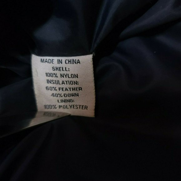 Steve & Barry's Double Down Juniors 18-20 Blue Puffer Full Zip Jacket Coat Unsex - Picture 11 of 11